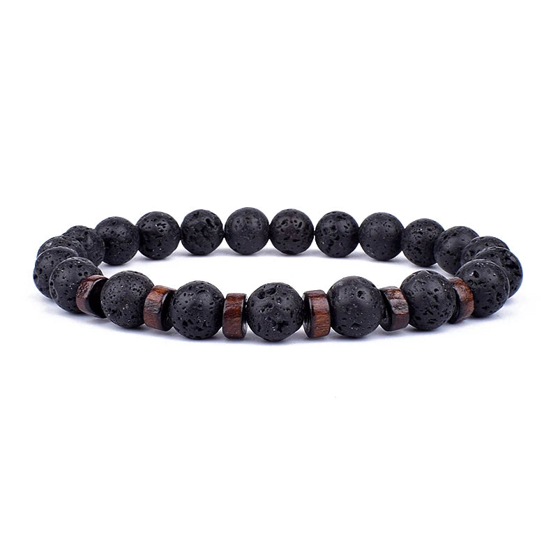 Men's Lava Stone Bracelet