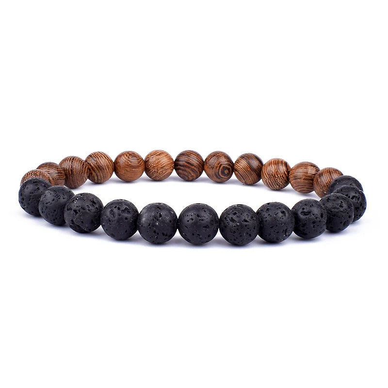 Men's Lava Stone Bracelet
