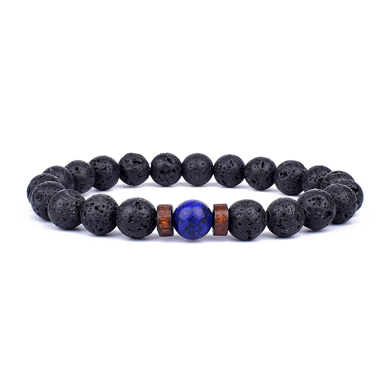 Men's Lava Stone Bracelet