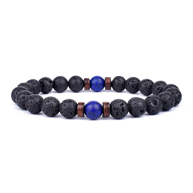 Men's Lava Stone Bracelet