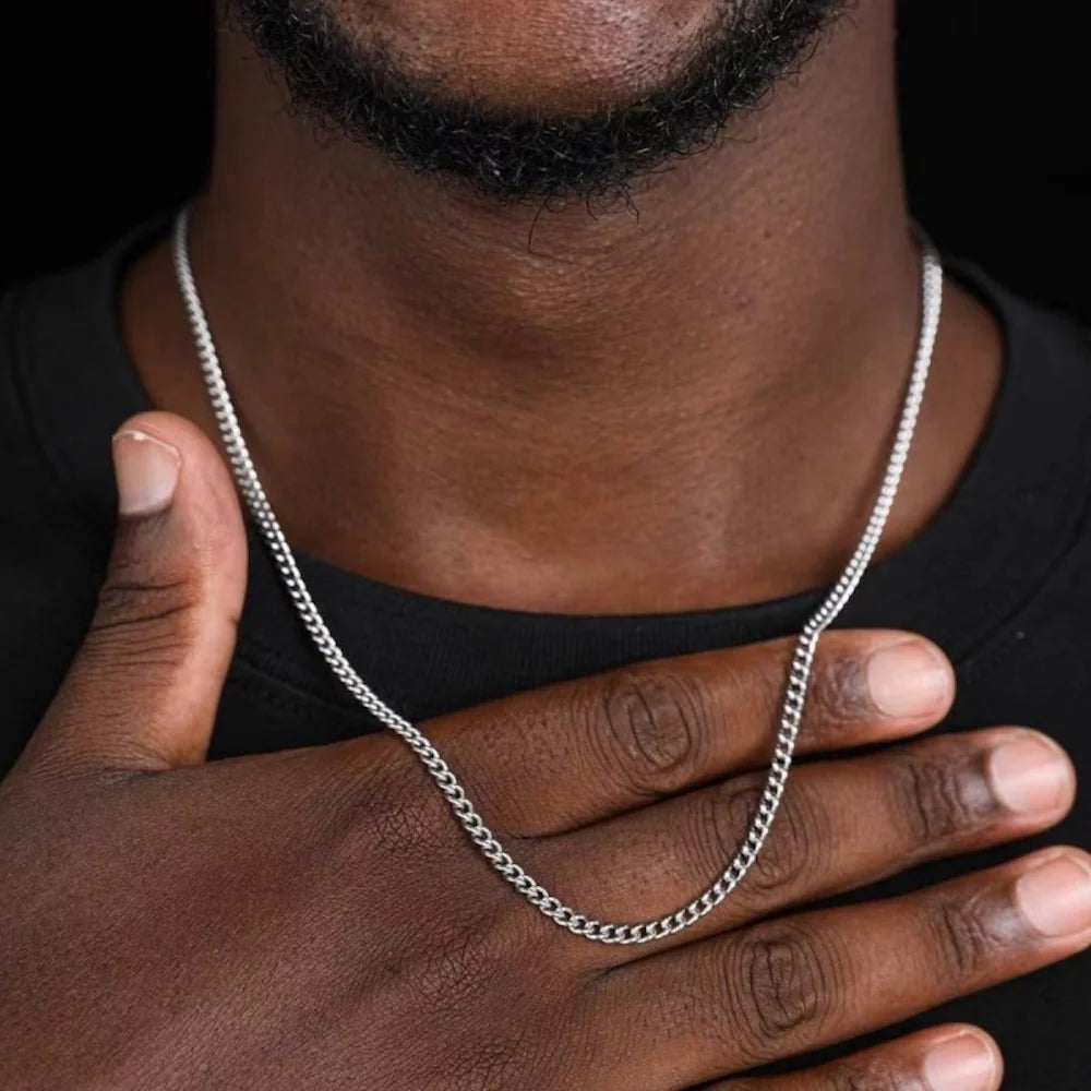 3mm Men's Cuban Chain – Enchance Your Everyday Look!