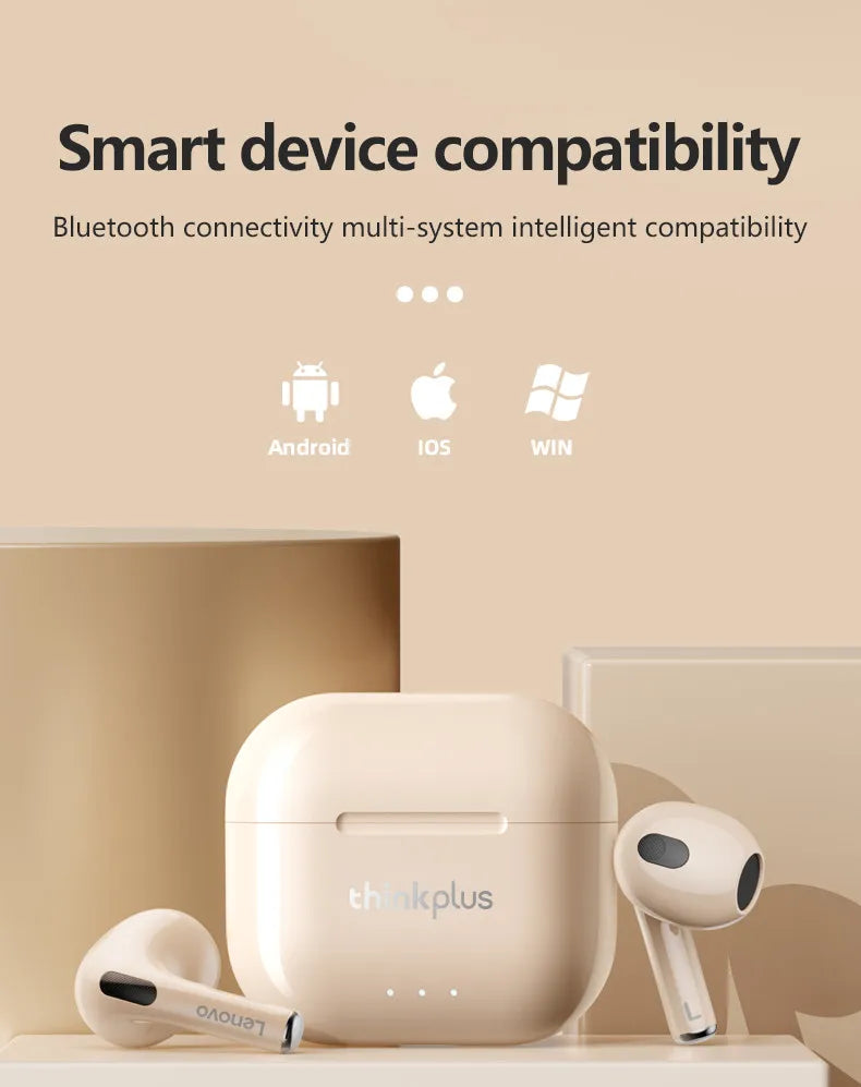 Lenovo Wireless Earbuds - Powerful And Clear Sound