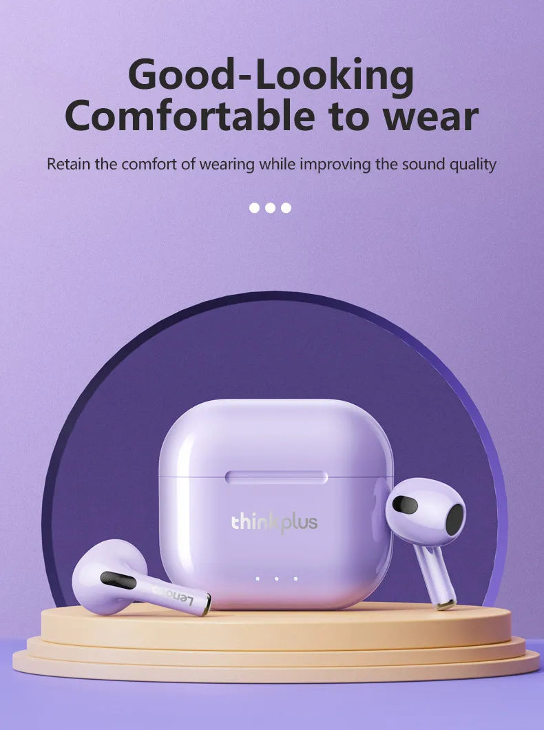 Lenovo Wireless Earbuds - Powerful And Clear Sound