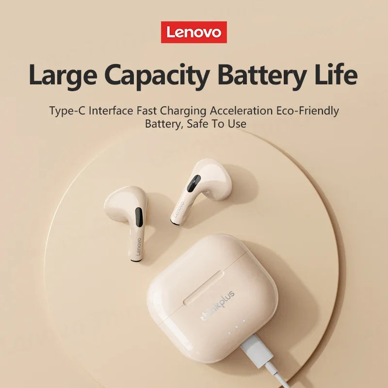 Lenovo Wireless Earbuds - Powerful And Clear Sound