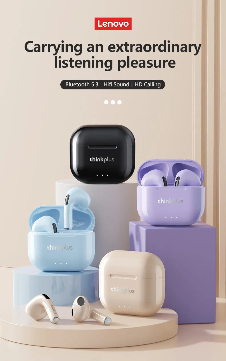 Lenovo Wireless Earbuds - Powerful And Clear Sound