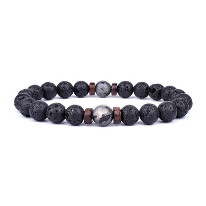 Men's Lava Stone Bracelet