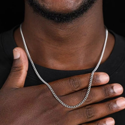 3mm Men's Cuban Chain – Enchance Your Everyday Look!