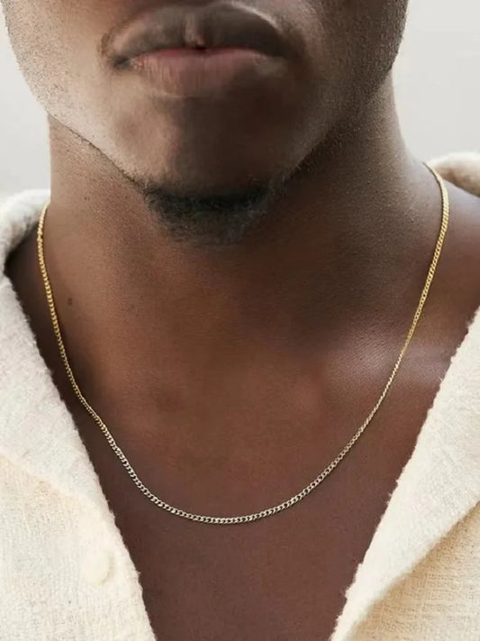 3mm Men's Cuban Chain – Enchance Your Everyday Look!